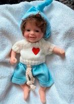 Reborn siliconen babytje 15 cm, prematuurtje, Verzenden, Zo goed als nieuw, Babypop, Levensecht of Reborn