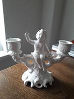 Kaarsen kandelaar  met kindje Jezus vintage retro, Ophalen of Verzenden, Keramiek of Aardewerk