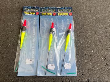 adv 110 / NIEUW set 3 foreldobbers SPRO TROUTMASTER beschikbaar voor biedingen