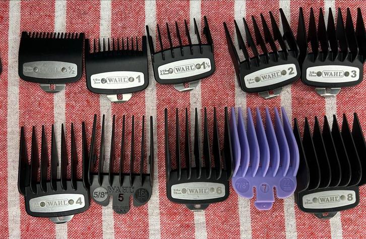 Wahl Opzetkammen Set 1/2 - 8, Sieraden, Tassen en Uiterlijk, Uiterlijk | Lichaamsverzorging, Gebruikt, Ophalen of Verzenden