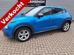 Nissan Juke VERKOCHT (bj 2021), Voorwielaandrijving, Stof, Blauw, Origineel Nederlands