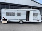 Sunlight Capron C560 Queensbed + Rondzit + Luifel BJ 2012, Caravans en Kamperen, Caravans, Standaardzit, Sunlight, Schokbreker