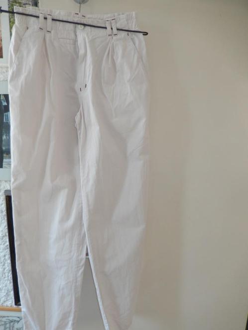mt34/36 McGregor ecru bandplooibroek zwart Coolcat jurk zgan, Kleding | Dames, Broeken en Pantalons, Zo goed als nieuw, Maat 36 (S)