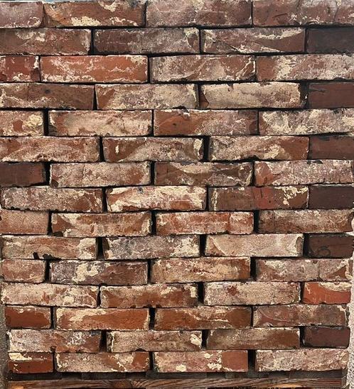Zeer zeldzame harde bruine Groninger steen 21x5 5.000 stuks, Doe-het-zelf en Verbouw, Metselstenen, Gebruikt, Bakstenen, Ophalen of Verzenden