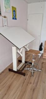 Tekentafel, Huis en Inrichting, Tafels | Statafels, Ophalen, Gebruikt