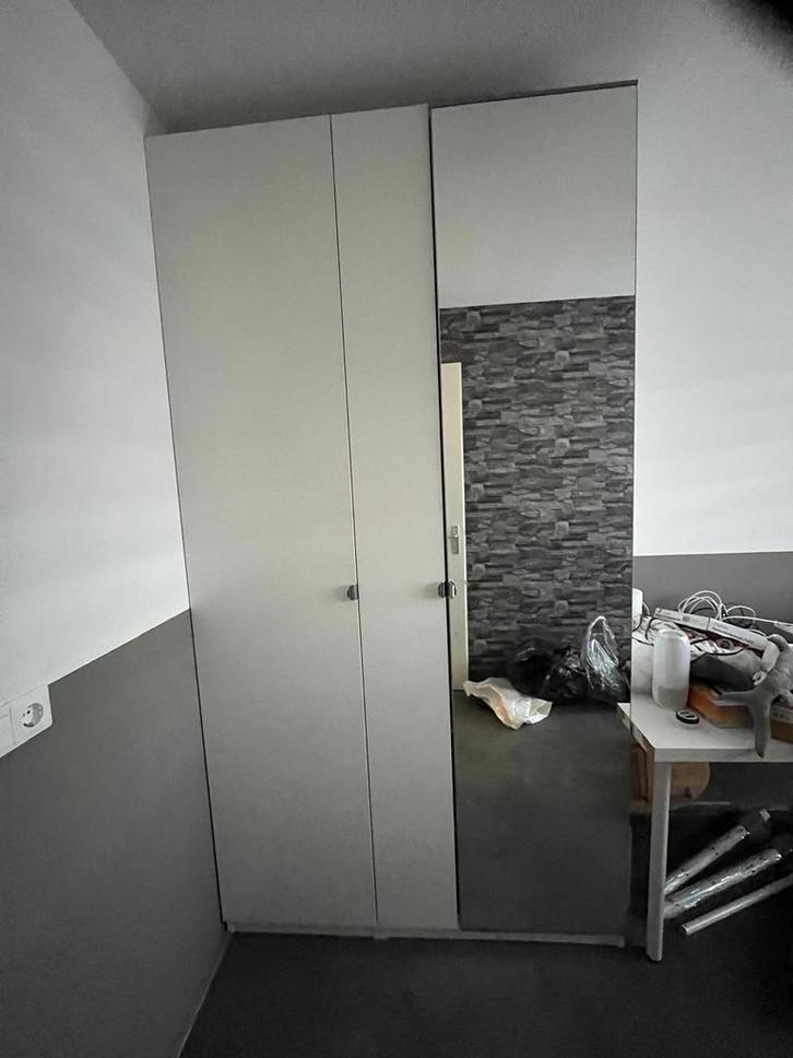 IKEA Pax hoge kast, Huis en Inrichting, Kasten | Kledingkasten, Gebruikt, 200 cm of meer, 50 tot 75 cm, Met lade(s), Ophalen