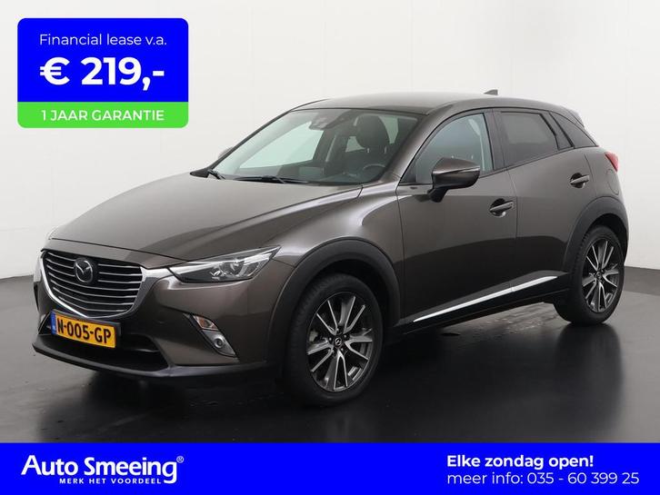 Mazda CX-3 2.0 SkyActiv-G 150 GT-M 4WD | Trekhaak | Head Up, Auto's, Mazda, Bedrijf, Te koop, CX-3, 4x4, ABS, Achteruitrijcamera