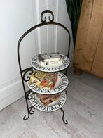 Etagere met 3 borden, Ophalen, Zo goed als nieuw