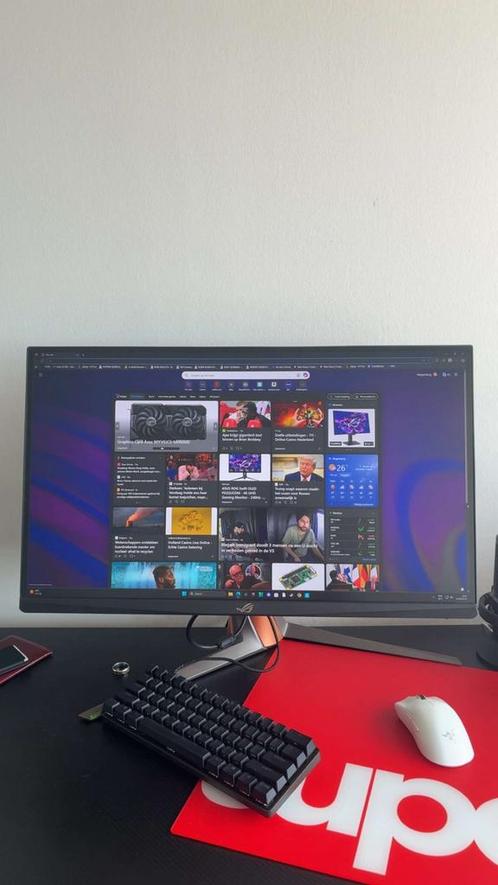 ASUS ROG Swift PG27AQN 27Gaming Monito –WQHD, 360Hz, G-SYNC, Computers en Software, Monitoren, Zo goed als nieuw, HDMI, Gaming