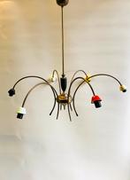 Sputnik Spider chandelier / Hanglamp , jaren 50, Huis en Inrichting, Lampen | Hanglampen, Ophalen, Gebruikt, Onbekend, Onbekend