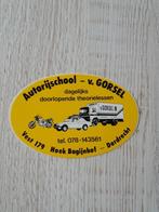 sticker Autorijschool - v.Gorsel te Dordrecht, Verzamelen, Ophalen of Verzenden, Zo goed als nieuw, Bedrijf of Vereniging