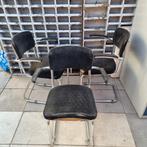 3 Gispen stoelen om opnieuw te stofferen, Huis en Inrichting, Stoelen, Ophalen, Gebruikt