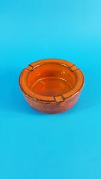 Vintage Fat Lava asbak, rond oranje, aardewerk. 6B8, Antiek en Kunst, Ophalen of Verzenden