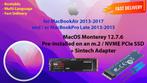macOS Monterey 12.7.6 Voor-Geïnstalleerde m.2 SSD + Adapter, Ophalen of Verzenden, Nieuw, MacOS