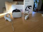 Oculus Quest 2 (128GB) + Elite Strap met Batterij – Topstaat, Spelcomputers en Games, Virtual Reality, Verzenden, Zo goed als nieuw