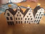 KLM Delfts Blauw Huisjes Bols - Set van 4, Ophalen