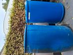 GRATIS 200 Liter blauwe tonnen, Tuin en Terras, Regentonnen, 150 liter of meer, Ophalen of Verzenden, Gebruikt