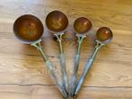 Set koperen pollepels - opscheplepels- maatlepels, Antiek en Kunst, Ophalen of Verzenden