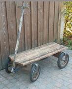 Oude Houten Bolderkar, Ophalen, Gebruikt