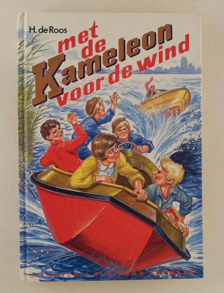 Roos, H. de - Met de Kameleon voor de wind, Boeken, Kinderboeken | Jeugd | 10 tot 12 jaar, Gelezen, Fictie, Ophalen of Verzenden