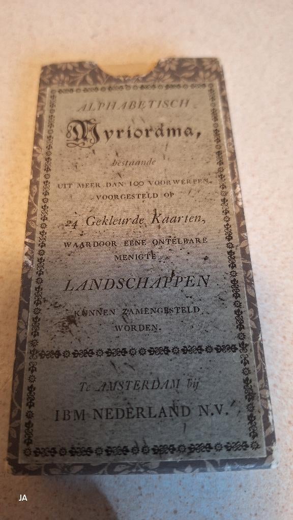 Myriorama IBM kaarten set   70s, Verzamelen, Ophalen of Verzenden, Gebruikt, Speelkaart(en)
