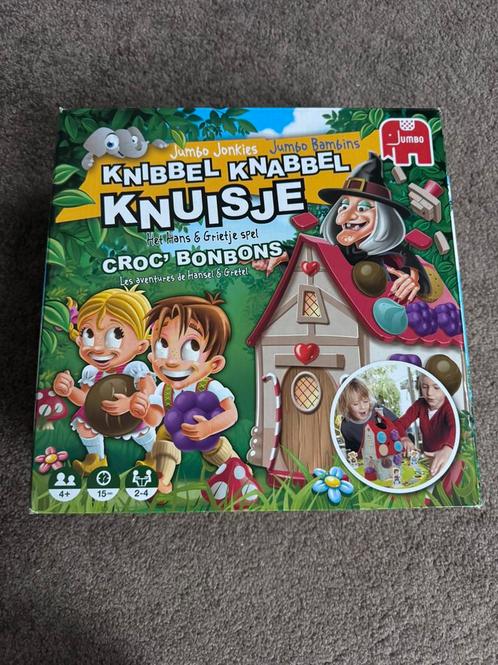 Knibbel Knabbel Knuisje spel Jumbo zgan in doos, Hobby en Vrije tijd, Gezelschapsspellen | Kaartspellen, Zo goed als nieuw, Ophalen of Verzenden