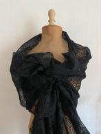 Mooie decoratieve brocante kanten sjaal (opruiming), Antiek en Kunst, Ophalen of Verzenden