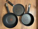 3 Tefal pannen, Huis en Inrichting, Ophalen of Verzenden, Zo goed als nieuw