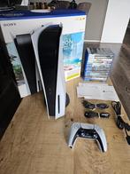 Playstation 5 complete set met 16 games, Spelcomputers en Games, Ophalen of Verzenden, Zo goed als nieuw, Playstation 5
