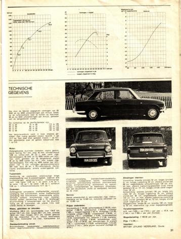 Autovisie test Triumph 1300 TC Mei 1970 beschikbaar voor biedingen