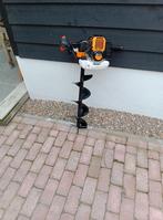 Lumag EB520G grondboor benzine, Tuin en Terras, Hand-tuingereedschap, Ophalen of Verzenden, Zo goed als nieuw, Grondboor
