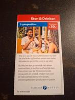3 gangendiner fletcher Hotels 2 personen €39, Twee personen, Kortingsbon, Overige typen