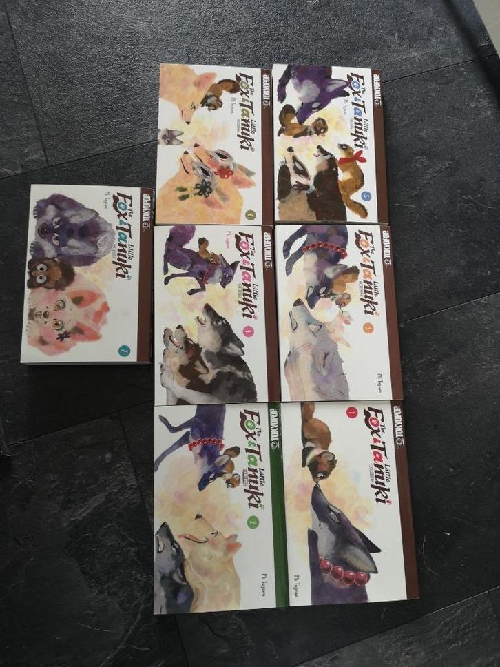 Complete Manga serie the fox and the little tanuki (anime), Boeken, Strips | Comics, Zo goed als nieuw, Complete serie of reeks