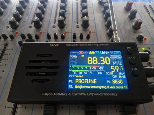 zwarte TEF ontvanger FM & volledige lange/midden/kortegolf, Telecommunicatie, Zenders en Ontvangers, Nieuw, Ontvanger, Ophalen of Verzenden