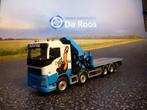 WSI Volvo FH4 TransGrau met kraan, Hobby en Vrije tijd, Modelauto's | 1:50, Ophalen of Verzenden, Nieuw, Bus of Vrachtwagen, Wsi