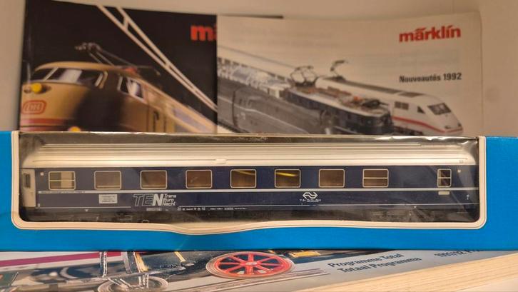 Märklin H0 4151 TEN/NS slaapwagon, Hobby en Vrije tijd, Modeltreinen | H0, Zo goed als nieuw, Wagon, Gelijkstroom, Arnold, NS