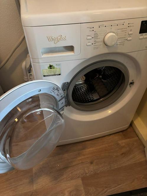 Wasmachine Whirlpool- 7kg, Witgoed en Apparatuur, Wasmachines, Gebruikt, Voorlader, 6 tot 8 kg, Minder dan 85 cm, 1200 tot 1600 toeren