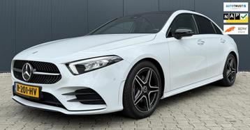 Mercedes-Benz A-klasse 180 AMG Line Parelmoer Pano 1Ste eige beschikbaar voor biedingen