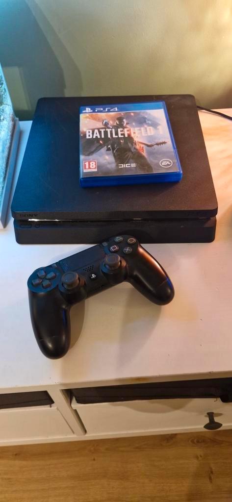 Playstation 4 inclusief controller en spel: Battlefield, Spelcomputers en Games, Spelcomputers | Sony PlayStation 4, Gebruikt