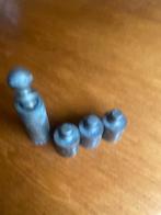 3 koperen antieke gewichtjes en een antiek peillood, Verzenden, Overige typen