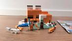 LEGO Minecraft 21178 De Vossenlodge, Kinderen en Baby's, Speelgoed | Duplo en Lego, Ophalen of Verzenden, Gebruikt, Complete set