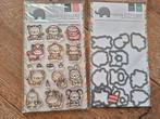 Mama Elephant Lunar Animals stempels en stansen, Hobby en Vrije tijd, Stempelen, Ophalen of Verzenden, Gebruikt, Clearstamp