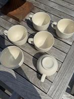 6 Soepkommen of grote theebekers, Gebruikt, Keramiek, Ophalen of Verzenden, Kom(men)
