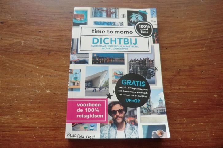 reisgids - Dichtbij - time to momo / Amsterdam, Brussel, Boeken, Reisgidsen, Zo goed als nieuw, Reisgids of -boek, Benelux, Overige merken