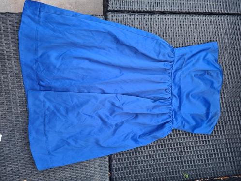 Blauw galajurkje strapless, maat 34, merk Silver Creek €19.9, Kleding | Dames, Gelegenheidskleding, Zo goed als nieuw, Cocktailjurk