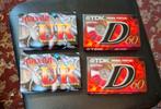 Vier cassettebandjes sealed, Cd's en Dvd's, Cassettebandjes, 2 t/m 25 bandjes, Overige genres, Ophalen of Verzenden, Zo goed als nieuw