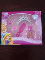 Disney prinsessen tiara, kam, haarvlios en eau de toilette, Ophalen of Verzenden, Nieuw, Beeldje of Figuurtje