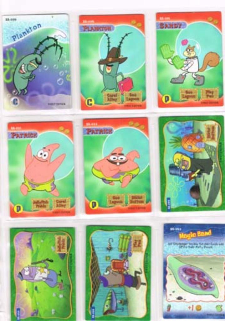 SpongeBob - Cards - zie lijst, Verzamelen, Overige Verzamelen, Ophalen of Verzenden