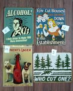 metalen wandborden 12x, Ophalen of Verzenden, Nieuw