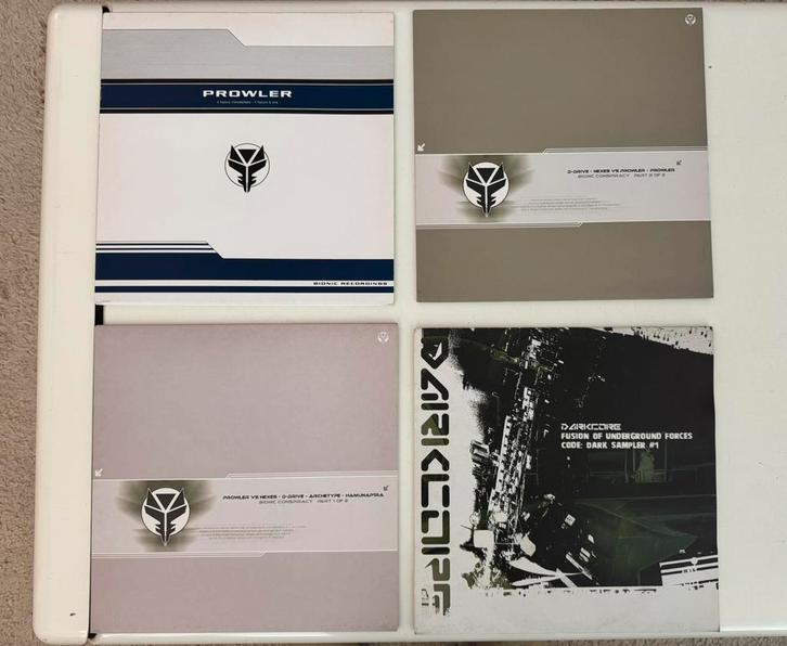 4 X Hardcore Vinyl, Cd's en Dvd's, Vinyl | Dance en House, Gebruikt, Overige genres, 12 inch, Ophalen of Verzenden